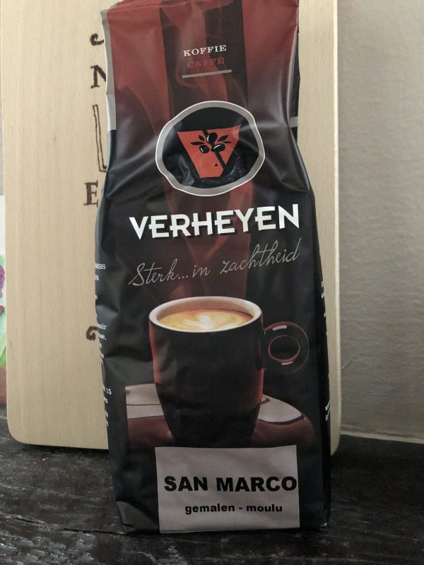 San Marco koffie gemalen Kofie Verheyen